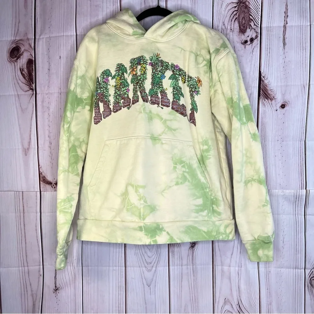 Market Arc Hawaiian Garden Tie Dye Hoodie